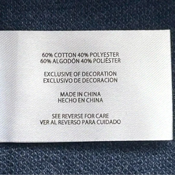 Banana Republic Men’s Crew Pullover Sweater Navy Blue size XL - Picture 7 of 7